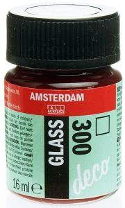Amsterdam glass deco farba do szkla 16 ml 300 red sloik